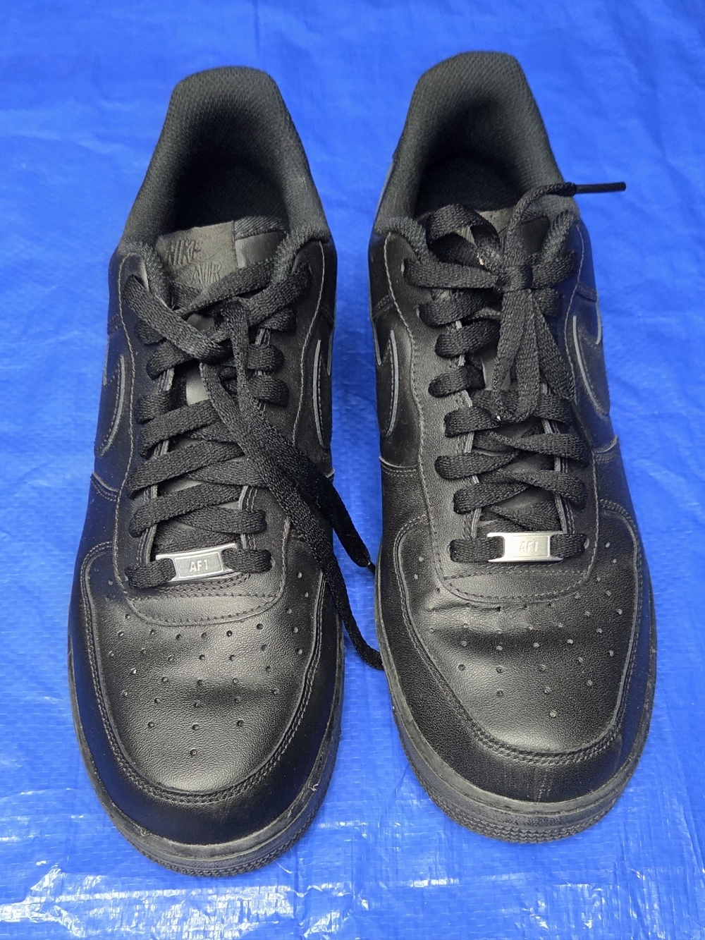 Nike Air Force 1 Low Top Sneakers - Black